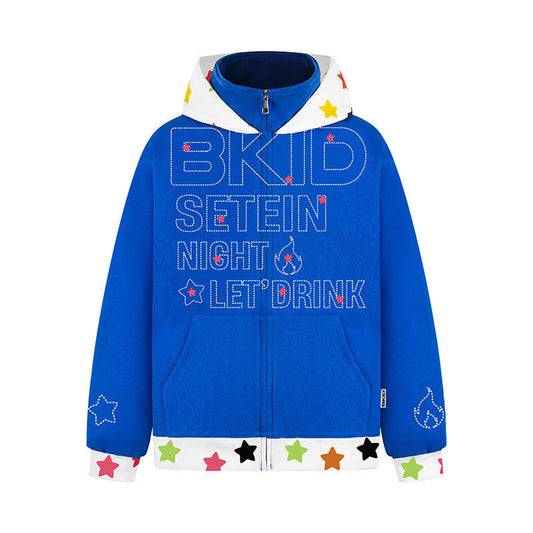 Classic blue hoodie