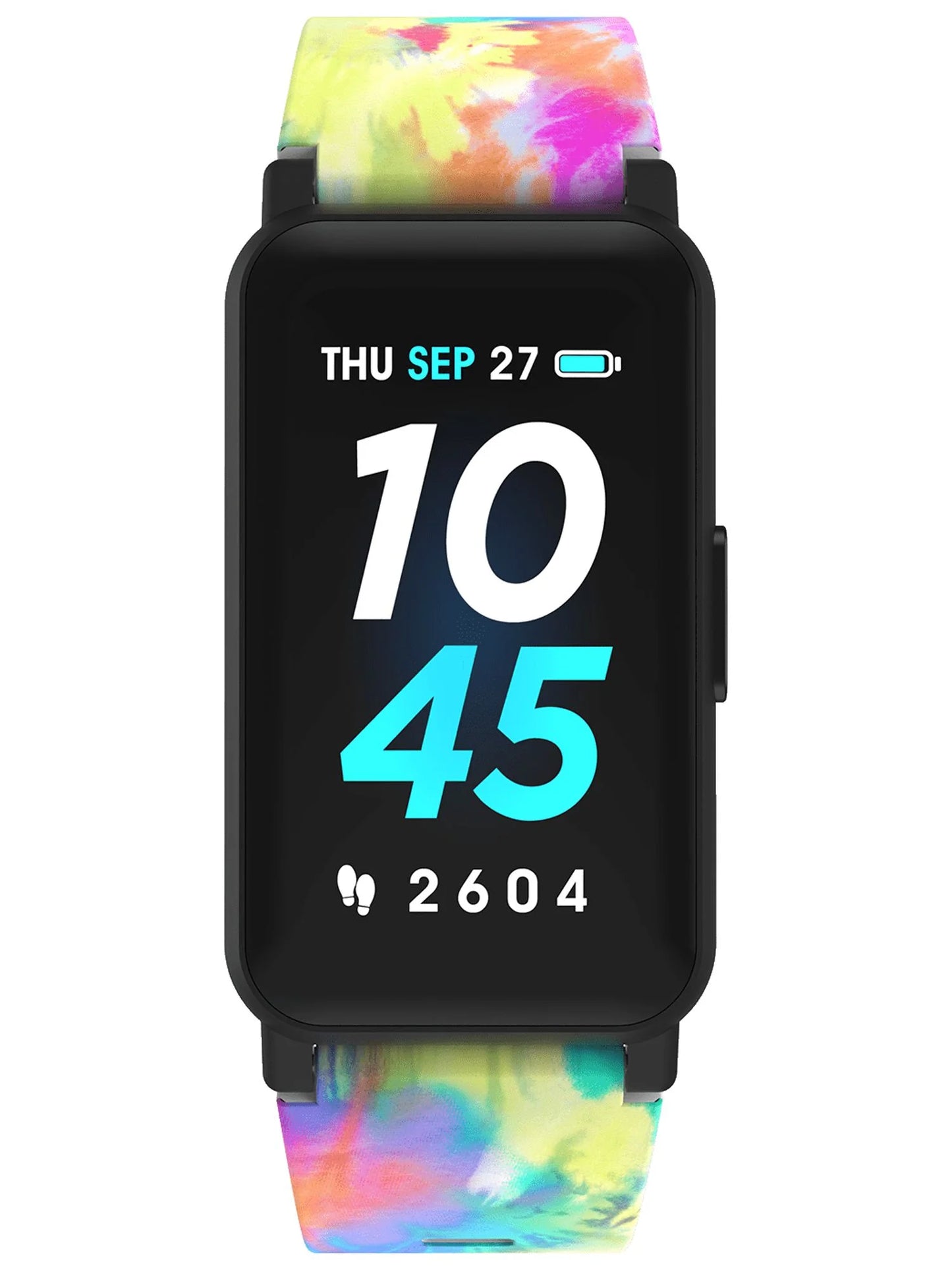 Active 3 Unisex Smartwatch Fitness Tracker with Tie Dye Silicone Strap
