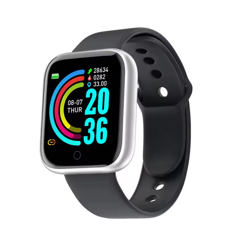Multifunctional Bluetooth Smartwatch for Men and Women - Y68/D20 with Music, Fitness Tracking, and Sleep Monitoring Features