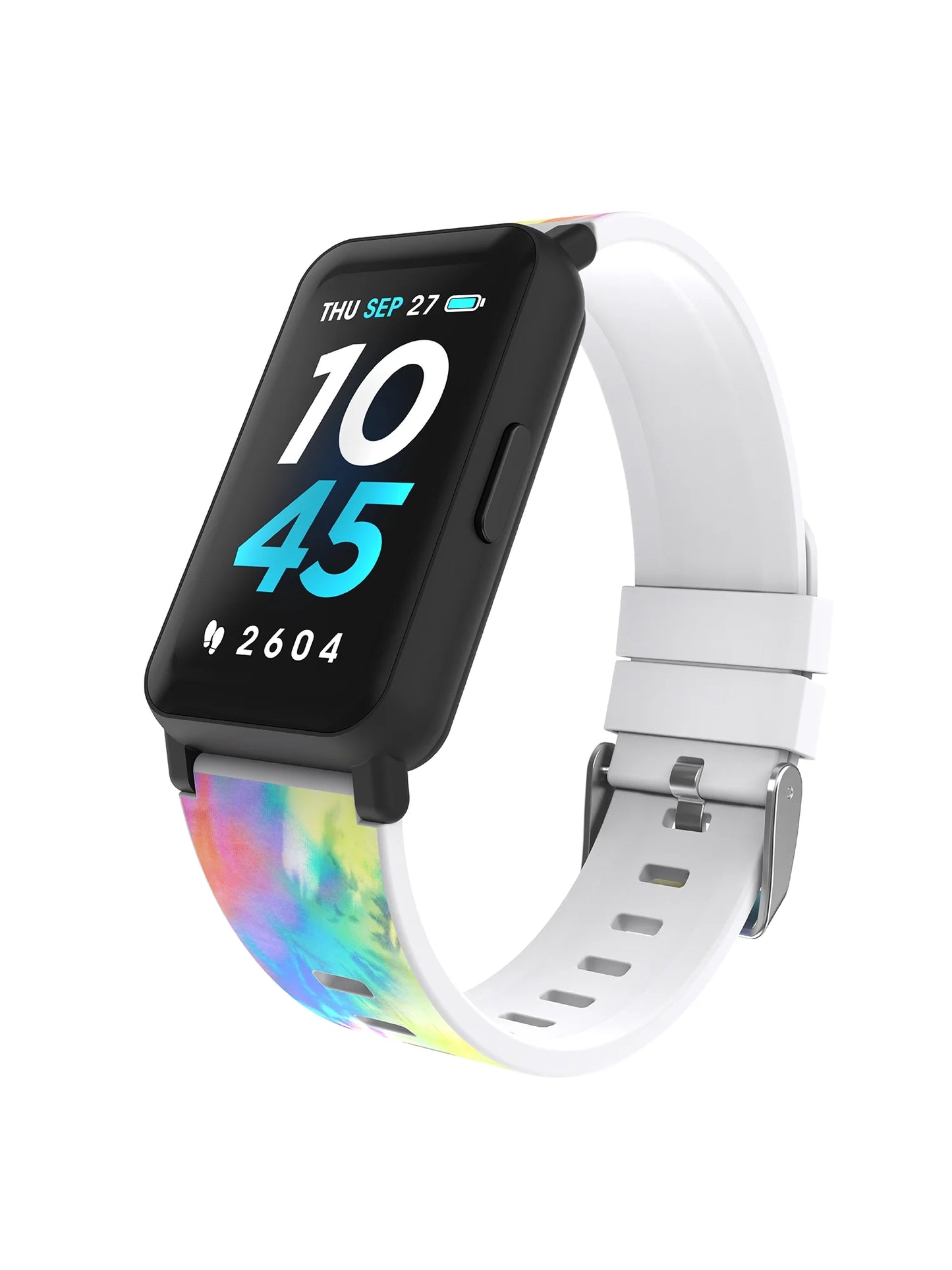 Active 3 Unisex Smartwatch Fitness Tracker with Tie Dye Silicone Strap